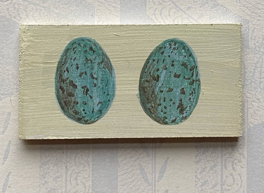 Image of Miniature egg painting Q
