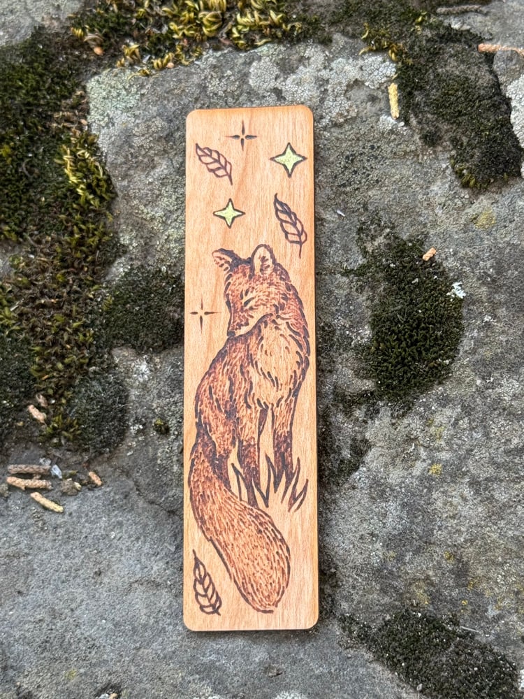 The Fox - Mini Gilded Guardian Bookmark  Image 3
