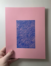 Image 1 of 'Not Today' Blockprint