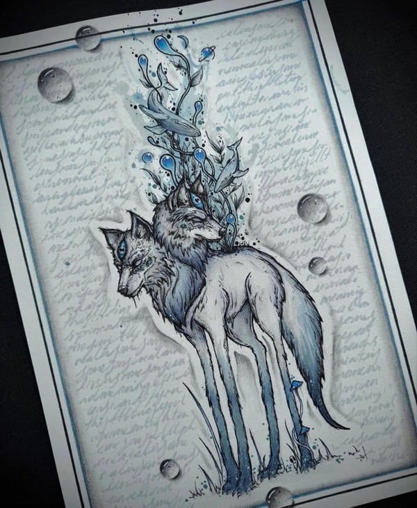 Image of “Rua wolves” New Prints