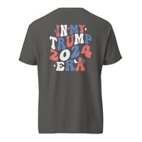 Image 6 of True 2024 Retro In My Trump Era - Unisex Garment-Dyed Heavyweight T-shirt from PatriotsCo