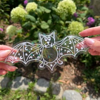 Image 1 of Cat Bat Suncatcher