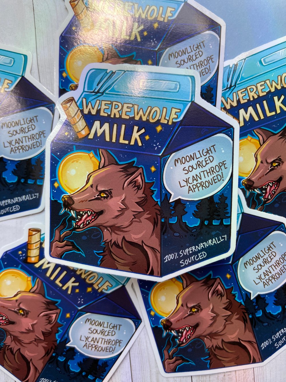 Werewolf Milkie | Vinyl Sticker