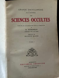Image 4 of La grande encyclopédie illustrée des sciences occultes, très rare de 1937 