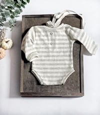 Image 1 of Newborn Photoshoot bodysuit for boys Robbie| stripes