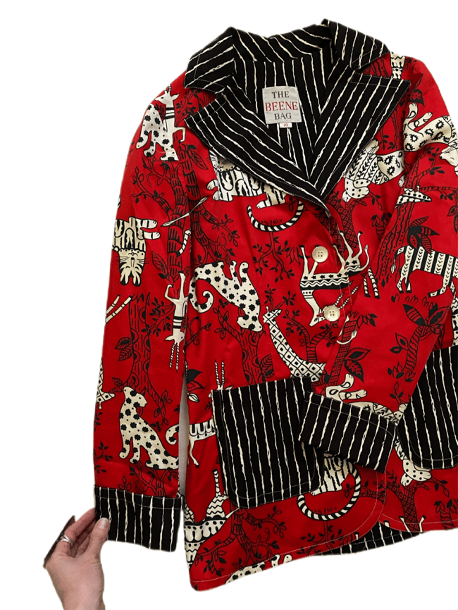 70s Geoffrey Beene safari trouser suit