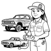 Image 4 of For The Love Of Lowriding Activity Book.