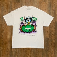 Image 1 of Dogs playing poker tee 