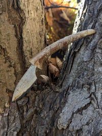 Image 2 of Moku Mai Athame with Carved Antler Handle 