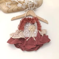 Image 1 of Boho photography bodsyuit - Gaia - size 9-12 months | sitter