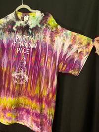 Image 3 of XL Party At Your Own Pace Tie Die Shirt