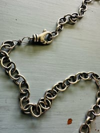 Image 8 of large JD Salinger quote pendant with hefty sterling silver chain