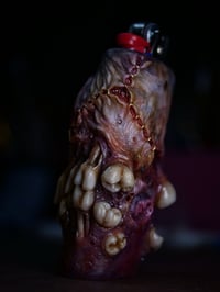 Image 7 of Handmade Horror Bic Lighter Sleeve OOAK