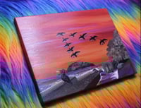 Image 2 of Sutro Baths Sunset 9x12 Original 🌅