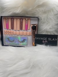 Image 4 of Cream and Pink French Press On Bundle