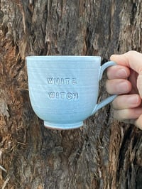 Image 2 of Debossed  WHITE WITCH Mug