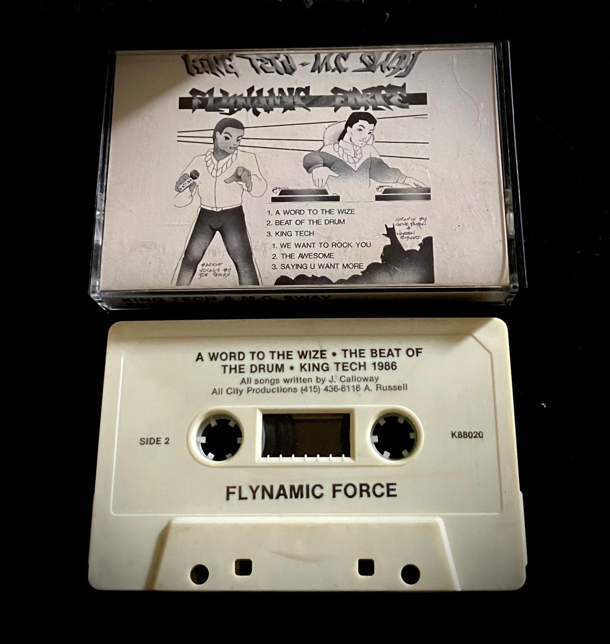 Image of King Tech & MC Sway “FLYNAMIC FORCE” ep.