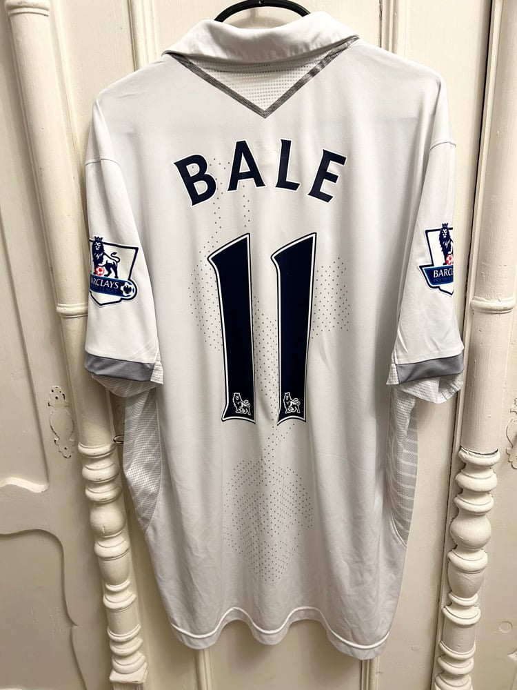 Image of Tottenham Hotspur “BALE 11” 2012/13 Home Shirt + PL patches (XL)