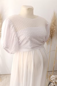 Image 5 of White dress for photoshoots | Millie | size M | chiffon