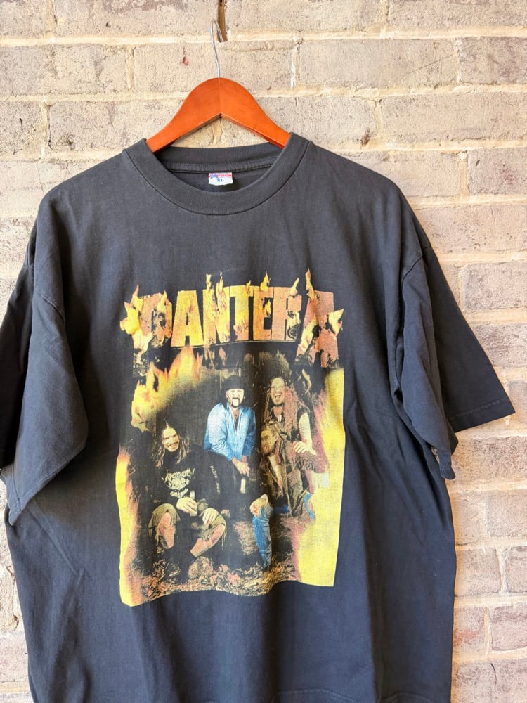 Image of 2001 Vintage “PANTERA - EXTREME STEEL TOUR” Concert Tee, SIZE: XL
