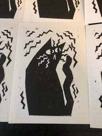 Image 1 of HEY FELIX HOW ARE YOU DOING? block print