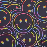 Image 2 of Rainbow Smiley Sticker