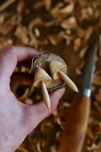 Image 3 of Mushroom Earrings ~