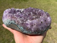 Image 13 of Amethyst With Calcite & Polished Edges #2185