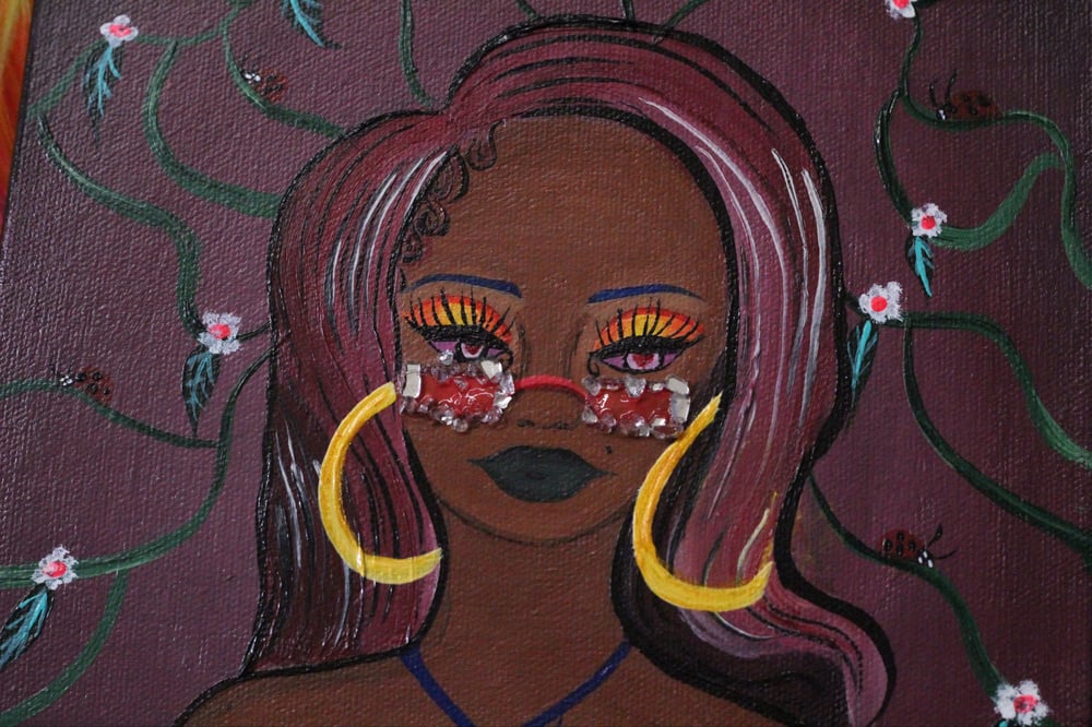 Image of “Lady Bug” 🐞 9x12 1/1 Original 