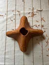 Image 2 of Hand crafted and sculpted leather shade
