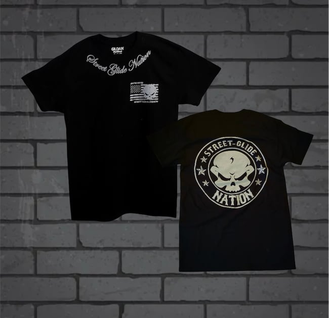 Street Glide Nation OG T- Shirt (Grey Ink)