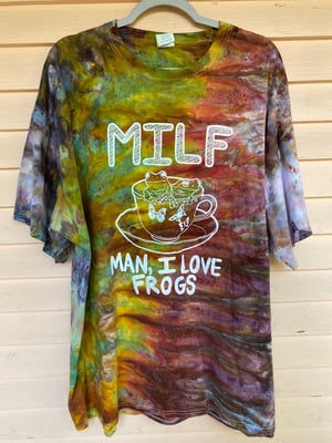 Image of 3XL MILF Man I Love Frogs Tie Dye Shirt 3