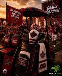Image 3 of Louisiana Ragin Caguns custom Golf Club Cover hand knit logo College football fan  gift-7638f0c0