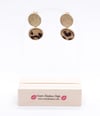 Crave Gold Leopard Round Earrings 