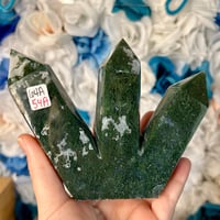 Image 1 of Moss Agate Triple Point (64A)