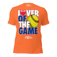 Image 1 of LOTG College Softball Unisex T-shirt (Orange & Blue)