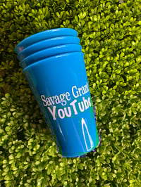 Image 3 of 4pk Savage Grant YouTube Cups