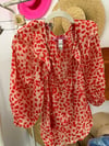 Dvf RED/WHITE TOP 