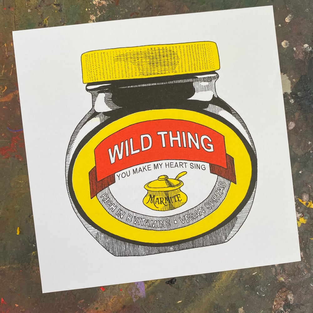 Image of Wild Thing Marmite Jar