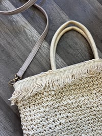 Image 2 of light weight straw bag
