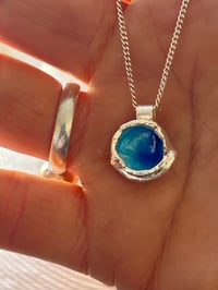 Image 1 of Sterling Blue Tide Pendant 
