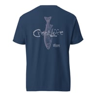 Image 1 of Creek Life Trout Unisex garment-dyed heavyweight t-shirt from Goose Creek Co
