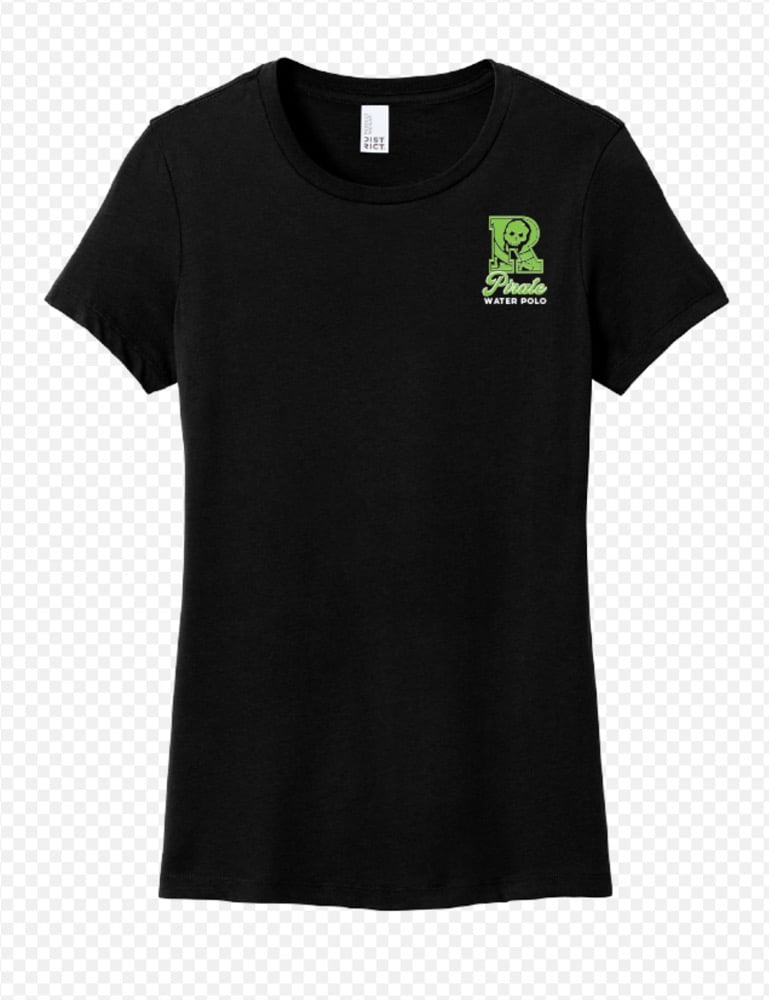 Image of Ladies Black R Tee
