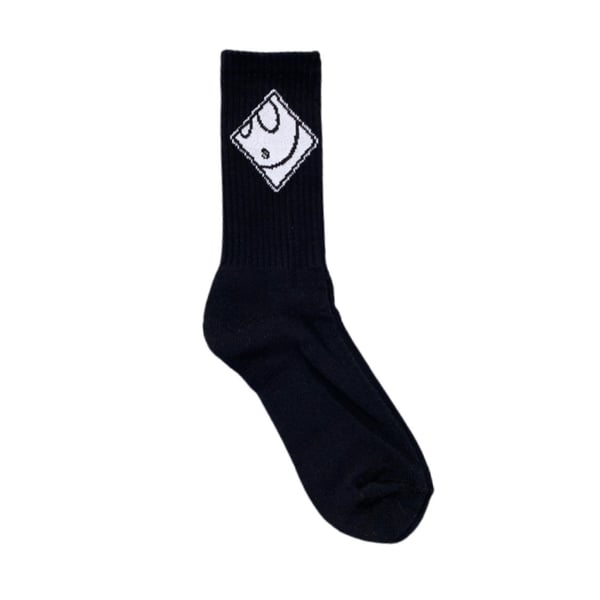 Image of Ghost Socks in Black/White