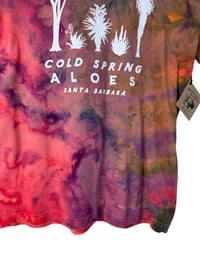Image 4 of ♻️ UPCYCLED M Unisex Santa Barbara Graphic Tee in Watercolor Ice Dye