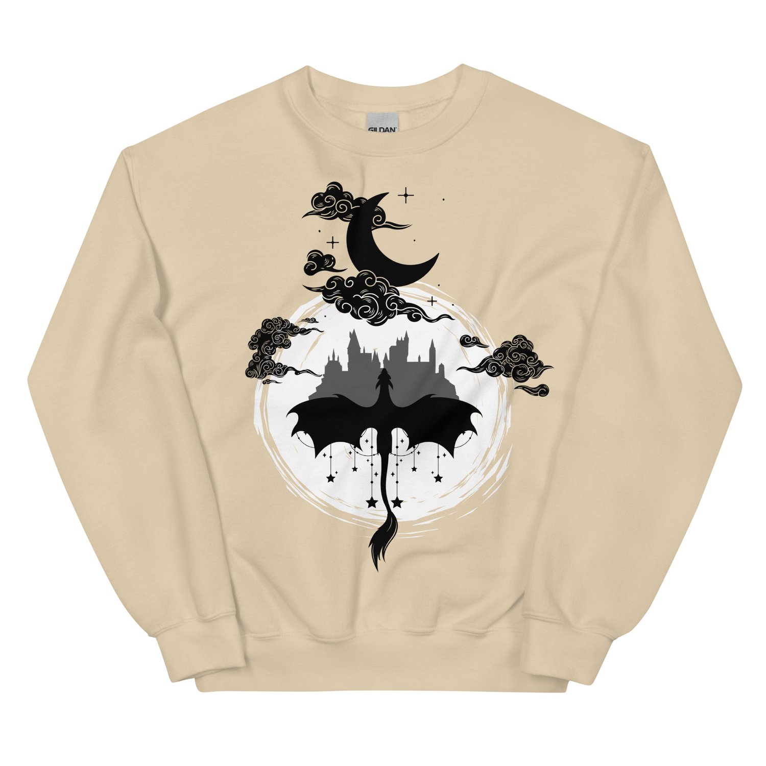 Image of Dragon stars noir Unisex Sweatshirt