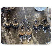 Image 1 of Bundle and Save - Solid Brass Chandelier Earrings 