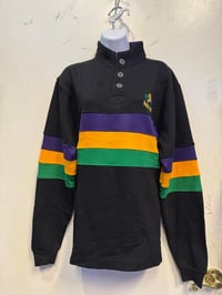 Image 2 of Unisex Black Mardi Gras pullover 