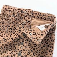 Image 4 of Cat & Jack Girls Leopard Print Corduroy Skirt