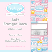 Image 1 of Soft Frutiger Aero Sticker Sheet